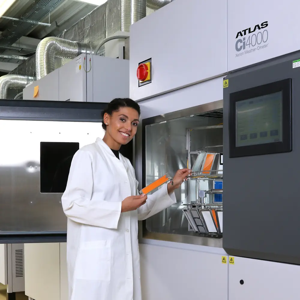 Weathering testing in progress